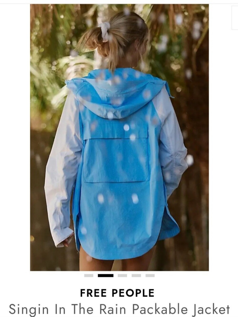 FP MOVEMENT - Singin' In The Rain, Colorblocked Packable Jacket - Picture 2 of 6